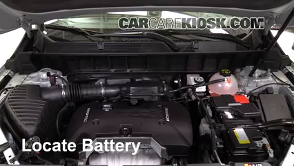 2017 GMC Acadia SLE 2.5L 4 Cyl. Battery Replace